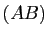 $ (AB)$