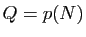 $ Q=p(N)$