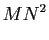 $\displaystyle MN^2$
