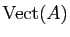 $ \Vect(A)$