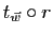 $ t_{\w}\circ r$