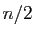 $ n/2$