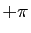 $ +\pi$