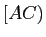 $ [AC)$