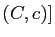 $ (C,c)]$