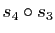 $ s_4\circ s_3$