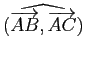 $ \widehat{(\vv{AB},\vv{AC})}$