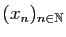 $ (x_n)_{n\in\mathbb{N}}$