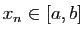 $ x_n\in [a,b]$