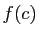 $ f(c)$