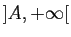$ ]A,+\infty[$