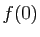 $ f(0)$