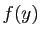 $ f(y)$