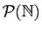 $ {\cal P}(\mathbb{N})$