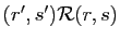 $ (r',s'){\cal R}(r,s)$