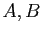 $ A,B$
