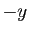 $ -y$