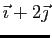 $ \vec{\imath}+2\vec{\jmath}$