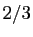 $ 2/3$