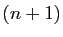 $ (n+1)$