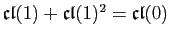 $ \mathfrak{cl}(1)+\mathfrak{cl}(1)^2=\mathfrak{cl}(0)$