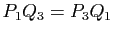 $ P_1Q_3=P_3Q_1$