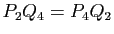 $ P_2Q_4=P_4Q_2$