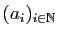 $ (a_i)_{i \in\mathbb{N}}$