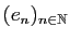$ (e_n)_{n\in\mathbb{N}}$