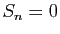 $ S_n=0$