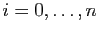$ i=0,\ldots,n$