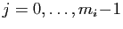 $ j=0,\ldots,m_i\!-\!1$