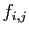 $ f_{i,j}$