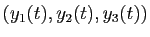 $ (y_1(t),y_2(t),y_3(t))$