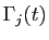 $ \Gamma_{j}(t)$
