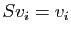 $ Sv_i=v_i$