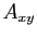 $ A_{xy}$