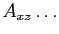 $ A_{xz}\ldots$