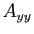 $ A_{yy}$