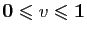 $\displaystyle \mathbf{0}\leqslant v\leqslant \mathbf{1}$