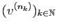 $ (v^{(n_k)})_{k\in\mathbb{N}}$