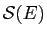 $ {\cal S}(E)$
