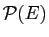 $ {\mathcal P}(E)$