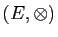 $ (E,\otimes)$