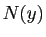 $ N(y)$