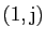 $ (1,\mathrm{j})$