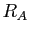 $ R_A$