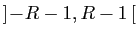 $ ]\!-\!R-1,R-1 [$