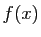 $ f(x)$