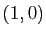 $ (1,0)$